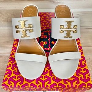 Tory Burch Wedge Slider Size 6.5 - Like New